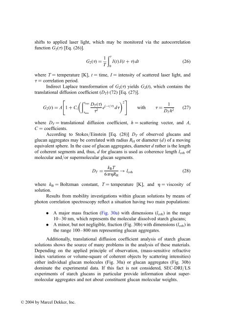 Handbook of Size Exclusion Chromatography and Related ...