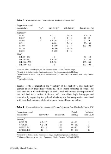 Handbook of Size Exclusion Chromatography and Related ...