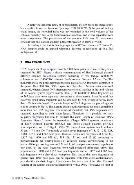 Handbook of Size Exclusion Chromatography and Related ...