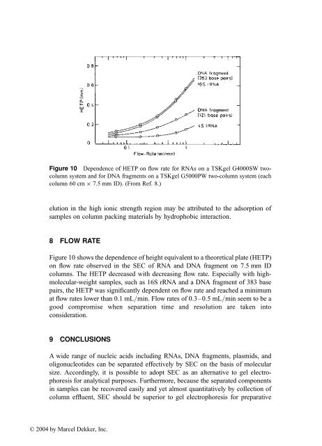 Handbook of Size Exclusion Chromatography and Related ...