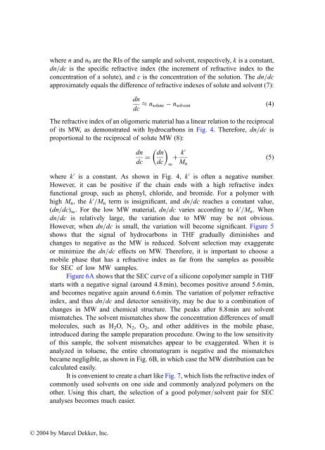 Handbook of Size Exclusion Chromatography and Related ...