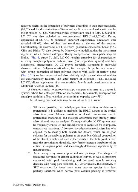 Handbook of Size Exclusion Chromatography and Related ...