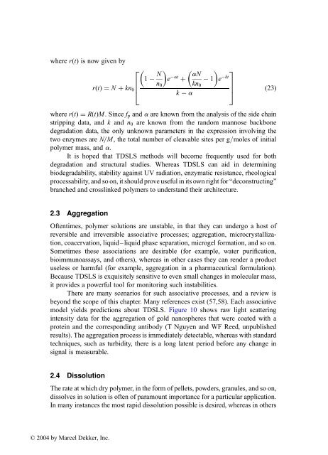 Handbook of Size Exclusion Chromatography and Related ...