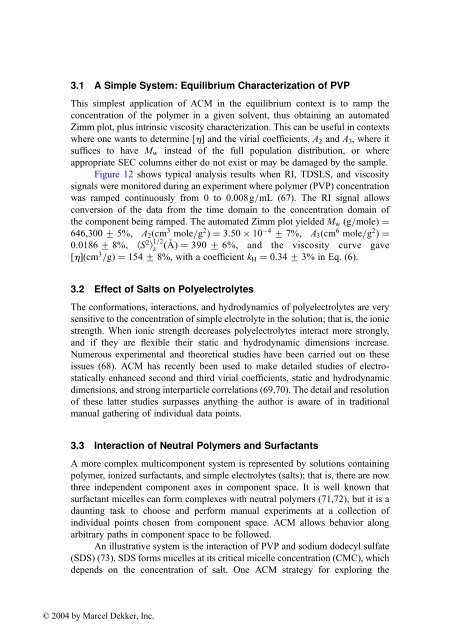 Handbook of Size Exclusion Chromatography and Related ...