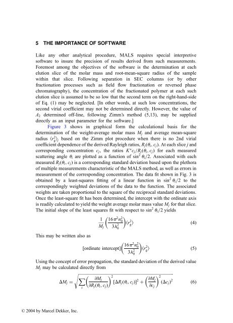 Handbook of Size Exclusion Chromatography and Related ...