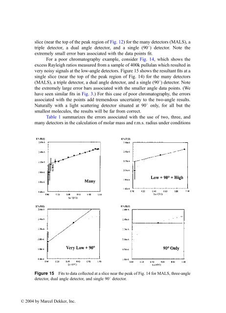 Handbook of Size Exclusion Chromatography and Related ...