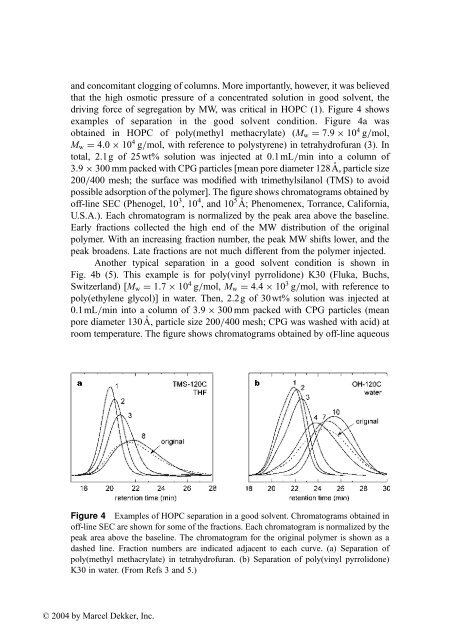 Handbook of Size Exclusion Chromatography and Related ...