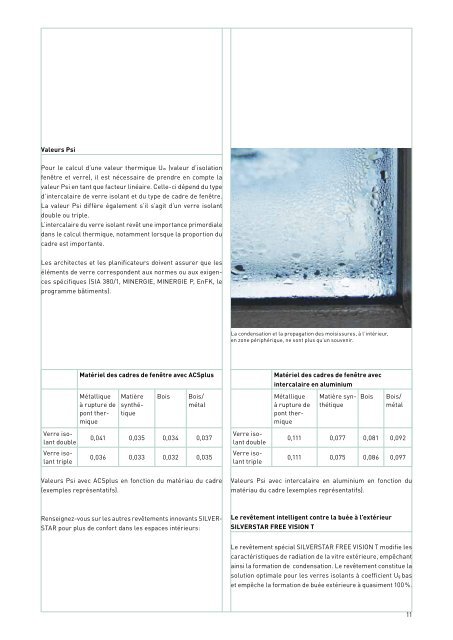 Brochure SILVERSTAR Ligne E - Glas Trösch