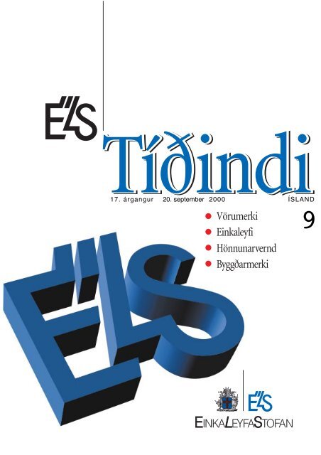 ELS-tíðindi - september 2000 - Einkaleyfastofan