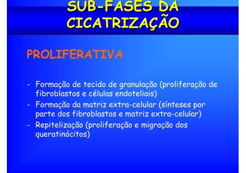 Cicatrização e avaliação de feridas: conhecendo para ... - EMV-FMB