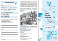 MOED-Programm 2013 - Evangelische Heimstiftung Pfalz