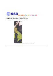 AATSR Product Handbook - Envisat - ESA