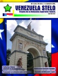 Venezuela Stelo N-ro 89 - Esperanto-Venezuela | Esperanto en ...