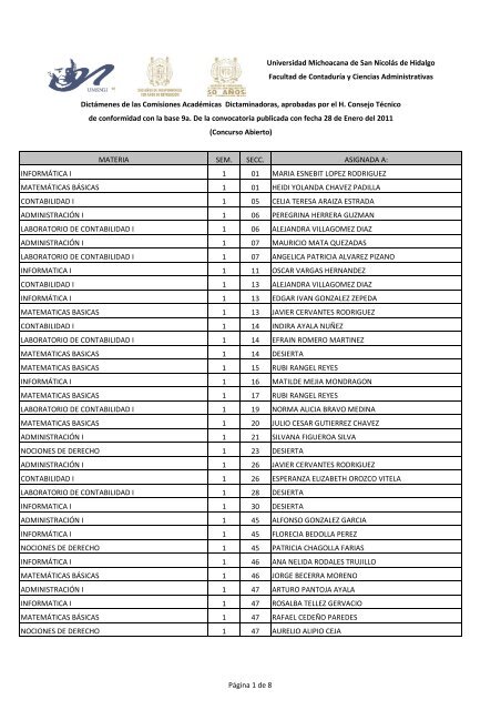 resultados_abierto_i.. - Facultad de Contaduría y Ciencias ...