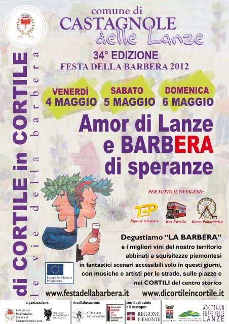 Amor di Lanze e BARBERA di speranze - Festa della Barbera