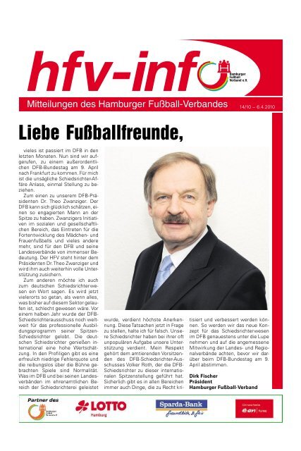 hfv-info Nr. 14 vom 06. 04. 2010 - Hamburger Fußball-Verband e.V.