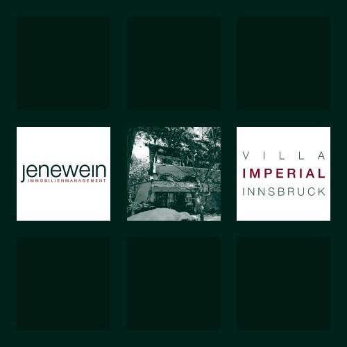 Immobilienmanagement Jenewein - Expose Villa Imperial