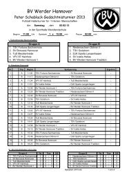 Spielplan 2013