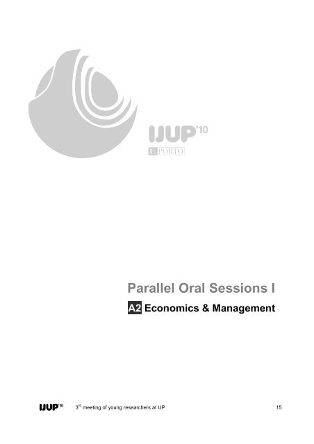 3rd meeting of young researchers at UP 1 - IJUP - Universidade do ...