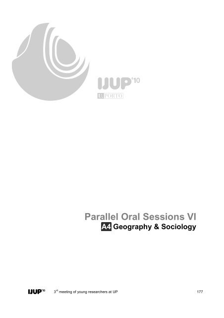 3rd meeting of young researchers at UP 1 - IJUP - Universidade do ...