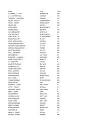 Unclaimed Listing 08 25 2010 and prior for - Lake Country Power