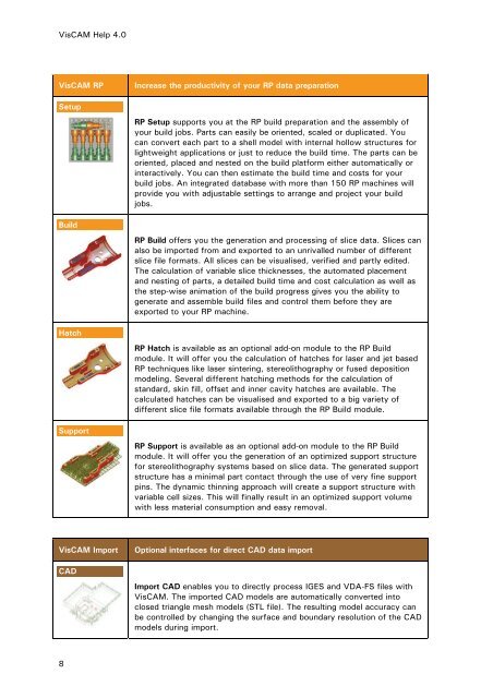 VisCAM RP User Manual (PDF) - Kxcad.net