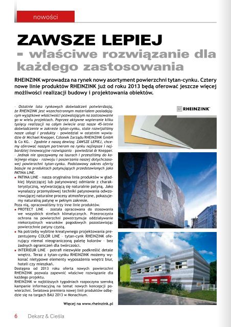 Fachowy Dekarz & Cieśla 6/2012-1/2013