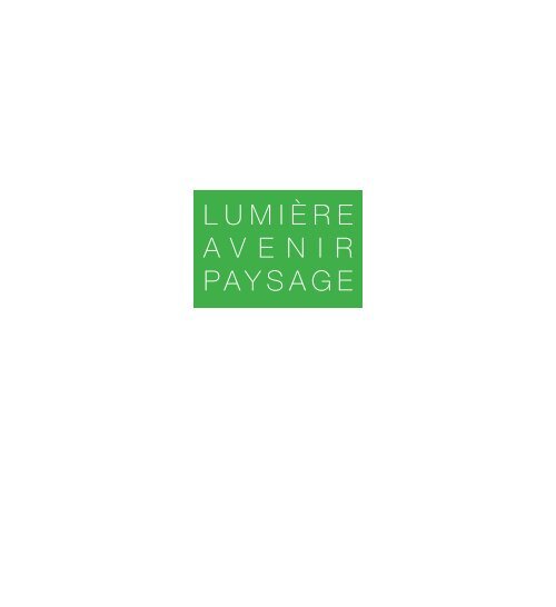 Ouvrage Lumière, Avenir, Paysage - Philips Lighting