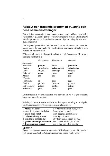 i pdf-format utan bilder - Latin fÃ¶r alla