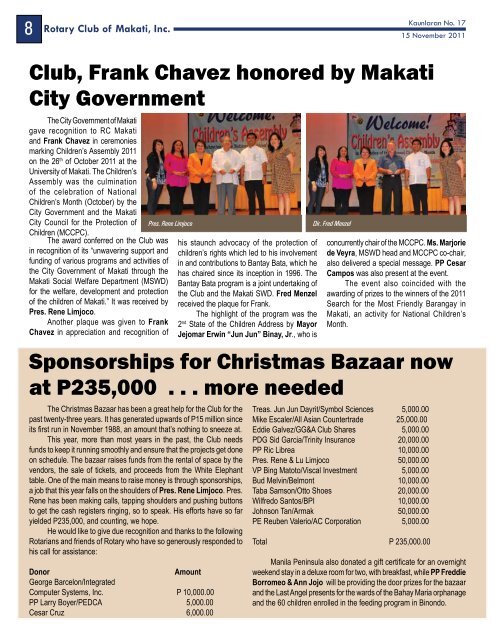 15 - Rotary Club of Makati