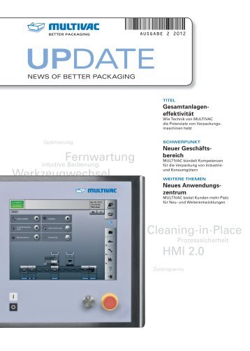 MULTIVAC Kundenmagazin UPDATE - 2-2012 - PDF herunterladen