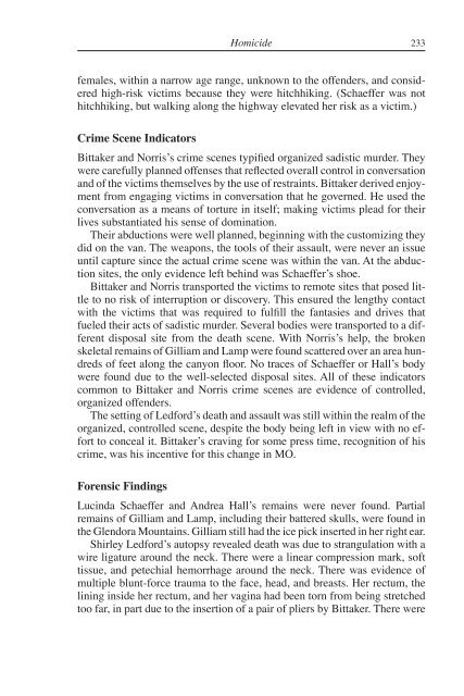 Crime Classification Manual