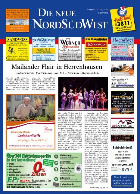 Ausgabe 02 vom 14.03.2011 - Die neue NordSüdWest