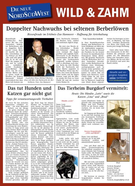 Ausgabe 02 vom 14.03.2011 - Die neue NordSüdWest