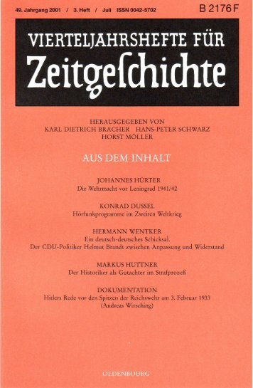 Heft 3 - Institut für Zeitgeschichte