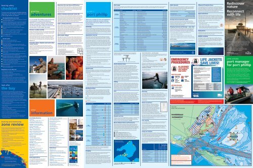 Port Phillip Recreational Boating Guide map - Parks Victoria