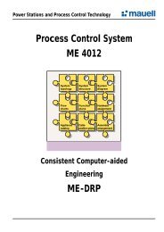 Process Control System ME 4012 ME-DRP - Mauell Limited