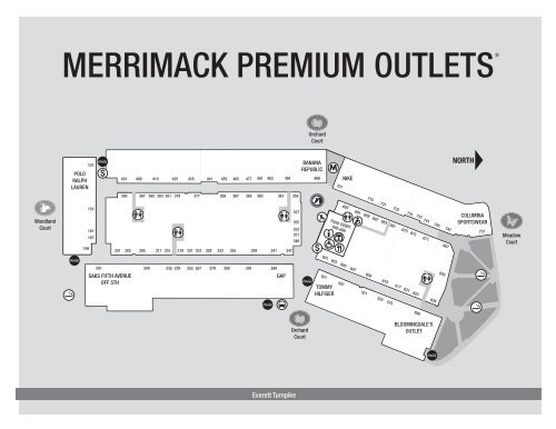 Download Printable Center Map Premium Outlets