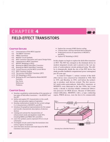 Chapter 4 Field-Effect Transistors (1975.0K)