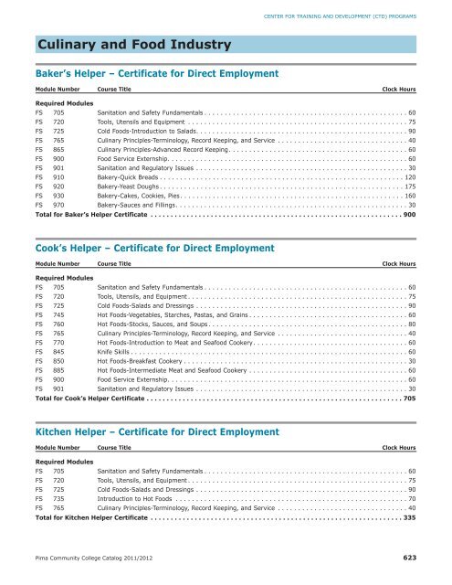 College Catalog Cover Design 2 - Pima Community College