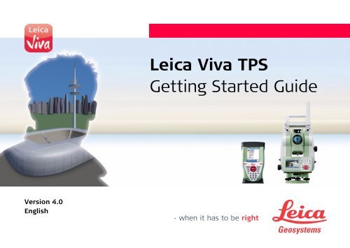 Leica Viva Tps Getting Started Guide Prism Surveying