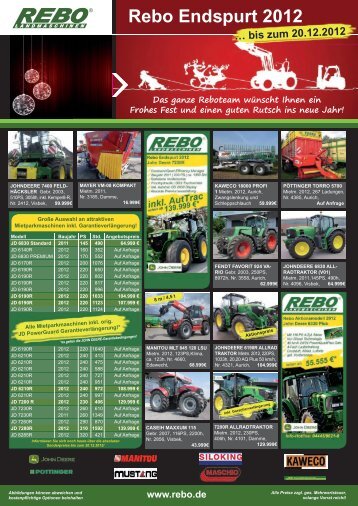 REBO News 12-2012 - Rebo Landmaschinen GmbH
