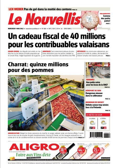 Charrat: quinze millions pour des pommes - Association RAS-LE-BOL