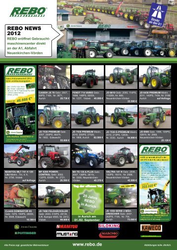 REBO NEWS 2012 - Rebo Landmaschinen GmbH