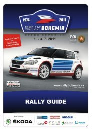 12 reconnaissance (recce) - Rally Bohemia