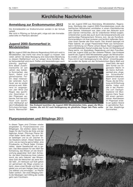 Informationsblatt-2011-07 - Markt Pförring