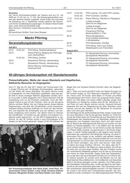 Informationsblatt-2011-07 - Markt Pförring