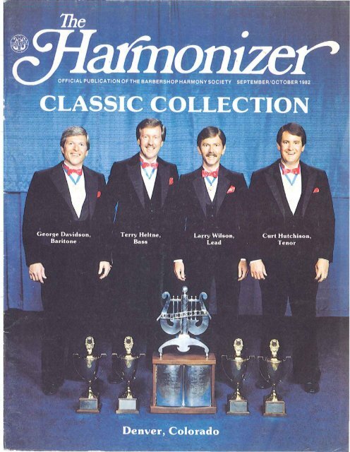 September 1982, Vol. 42 No. 5 - Barbershop Harmony Society