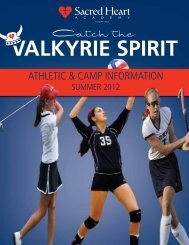 Valkyrie Spirit - Sacred Heart Schools