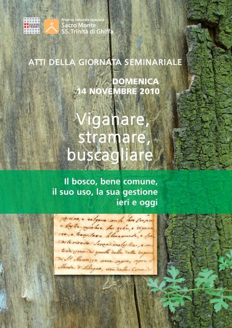 xinterno libro - Riserva Naturale Speciale del Sacro Monte della Ss ...